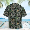 Amazing Military Hawaiian Shirt For Men With Vibrant Colors And Textures