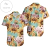 Amazing Pig Sunflower 2022 Authentic Hawaiian Shirts 112l