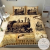 Amazing Vintage Train Duvet Cover Bedding Set 2022
