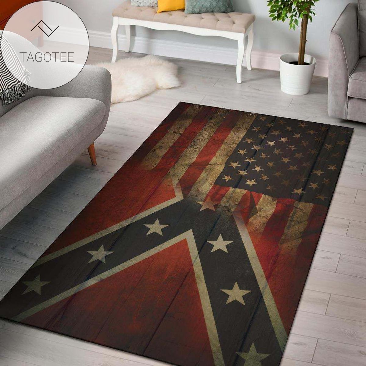 American Confederate Flag Area Rug Carpet Carpets