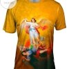 Antonio Maria Esquivel – The Fall Of Lucifer (1840) Mens All Over Print T-shirt