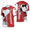 Arizona Coyotes Snoopy Lover 3d Printed 3d All Over Print T-shirt