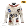 Armstrong Spacesuit Custom Name Hockey Jersey