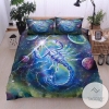 Astrology Scorpio Colorful Galaxy Duvet Cover Bedding Set 2022