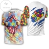 Autism Inside Flag Tshirts Super Hero Shirt 3d All Over Print T-shirt