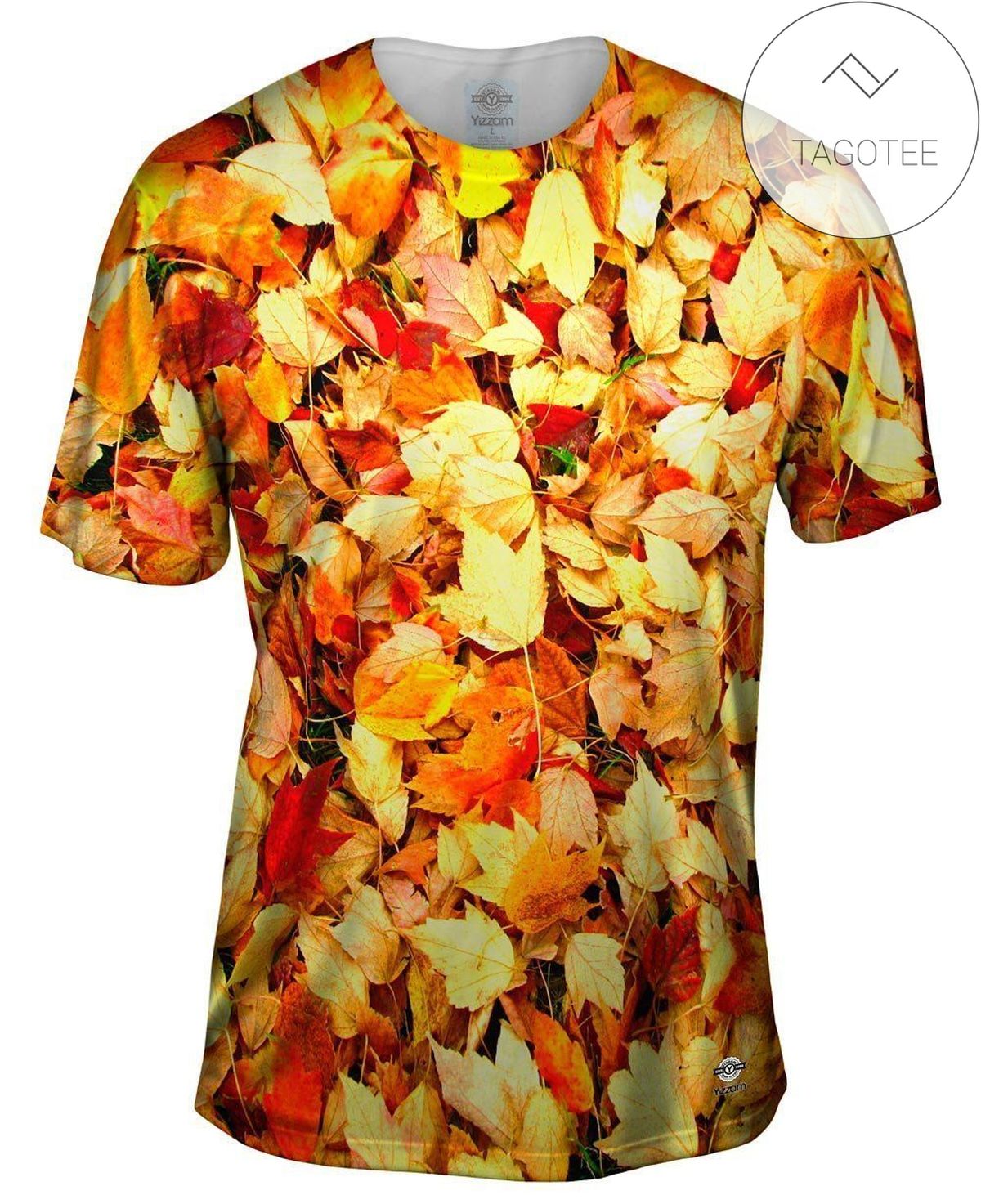 Autumn Leaves Mens All Over Print T-shirt