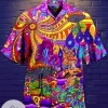 Awesome Colorful Psychedelic Be Groovy 2022 Authentic Hawaiian Shirts