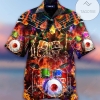 Awesome Hot Fire Drum Unisex 2022 Authentic Hawaiian Aloha Shirts