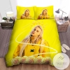 BILLIE EILISH PHOTOGRAPH IN YELLOW THEME WITH YELLOW HEART EMOJIS 27 BEDDING SETS 2022