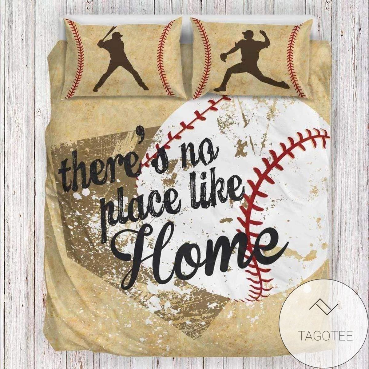 Baseball Theres No Place Like Home Duvet Cover Bedding Set 2022