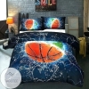 Basketball The Earth Cotton Bed Sheets Spread Comforter Duvet Cover Bedding Sets 2022