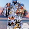 Beatuful Farm On Christmas Days Unisex Hawaiian Aloha Shirts