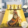 Beautiful African Girl And Flower Bedding Duvet Cover Bedding Set 2022