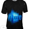 Beloeil Castle In Blue Mens All Over Print T-shirt