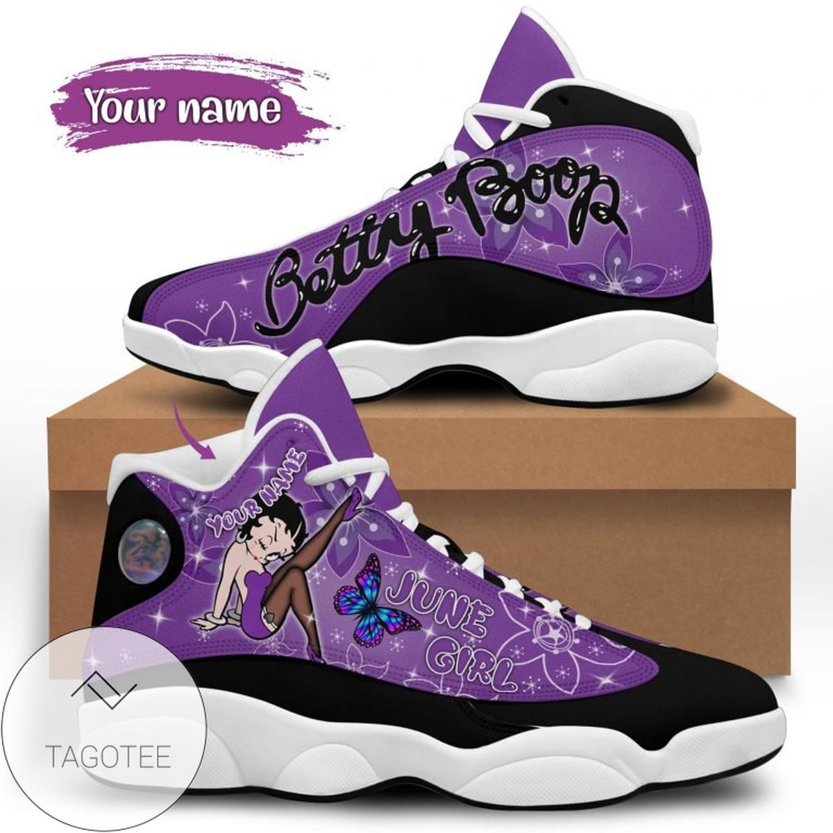 Betty Boop Cartoon Network Air Jordan 13 Shoes Sneakers