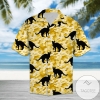 Black Cat Camo Hawaiian Aloha Shirts Hl