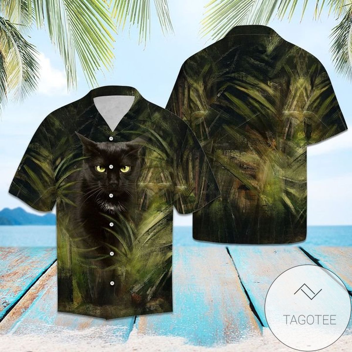 Black Cat So Cool Awesome Hawaiian Shirt Summer Button Up Shirt For Men Latest Shirt 2020
