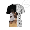 Black Dad - I Love Dad Full Printed T-Shirt