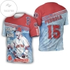 Boston Red Sox Second To None Pedroia 3d All Over Print T-shirt