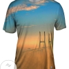 Bridge Fog Ponte Vasco Da Gama Mens All Over Print T-shirt