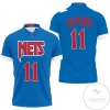 Brooklyn Nets Kyrie Irving 11 2020 Nba Blue Jersey All Over Print Polo Shirt