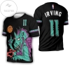Brooklyn Nets Kyrie Irving #11 Nba Basketball Team Logo New Arrival Black 2020 3d Designed Allover Gift For Nets Fans 3d All Over Print T-shirt