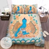 Buddhism Blue Buddha On Lotus Bed Sheets Spread Comforter Duvet Cover Bedding Sets 2022