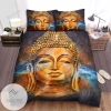 Buddhism Buddha Head Bed Sheets Spread Comforter Duvet Cover Bedding Sets 2022