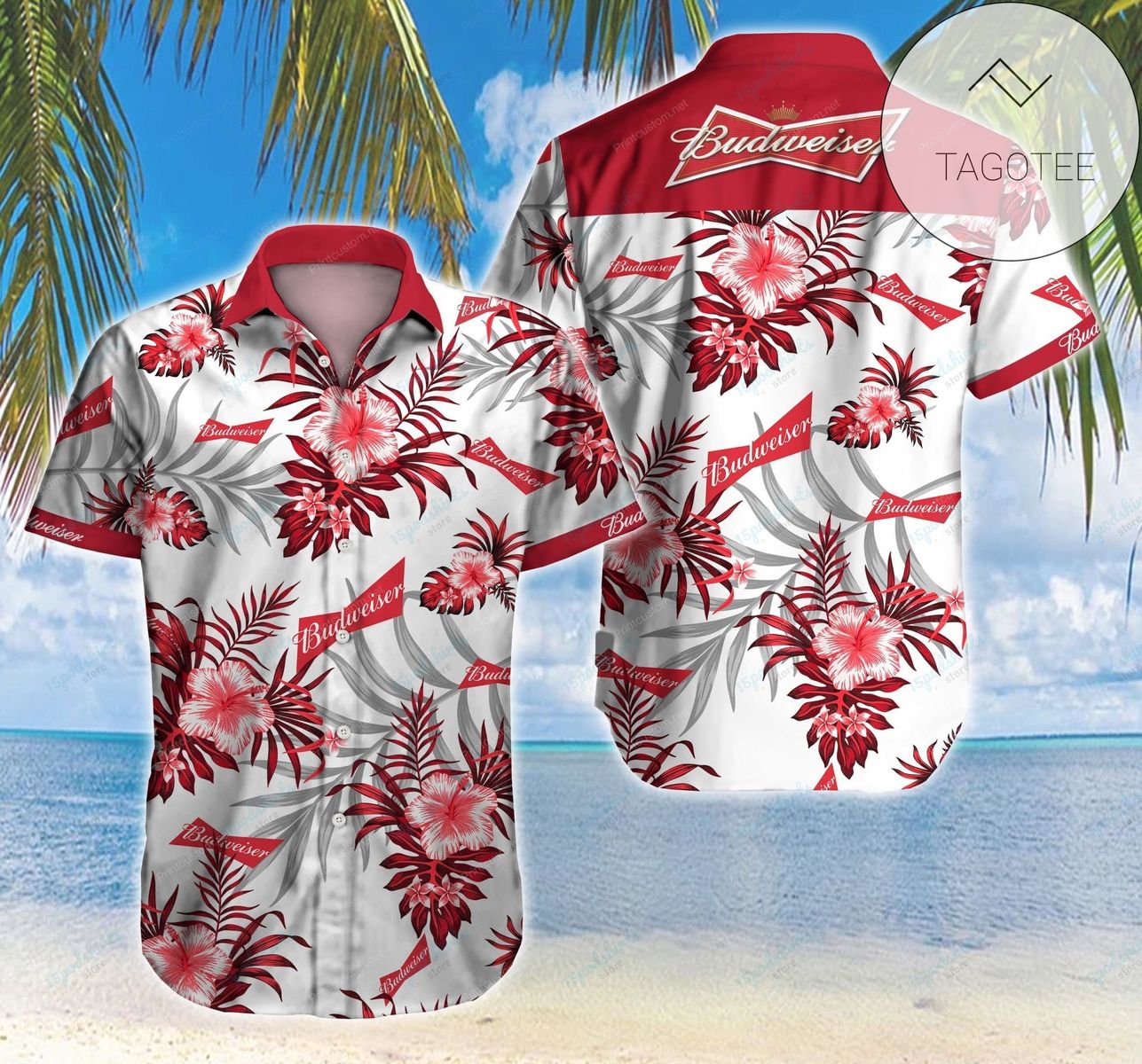 Budweiser Logo Authentic Hawaiian Shirt 2022