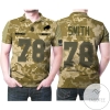 Buffalo Bills Bruce Smith #78 Great Player Nfl American Football Team Logo Camouflage 3d Designed Allover Gift For Bills Fans All Over Print Polo Shirt