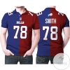 Buffalo Bills Bruce Smith #78 Great Player Nfl Vapor Limited Royal Red Two Tone Jersey Style Gift For Bills Fans All Over Print Polo Shirt