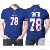 Buffalo Bills Bruce Smith #78 Nfl Legend Player American Football Game Royal 3d Designed Allover Gift For Bills Fans All Over Print Polo Shirt