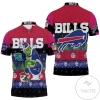 Buffalo Bills Christmas Grinch In Toilet Knitting Pattern 3d Jersey All Over Print Polo Shirt
