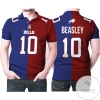 Buffalo Bills Cole Beasley #10 Great Player Nfl Vapor Limited Royal Red Two Tone Jersey Style Gift For Bills Fans All Over Print Polo Shirt