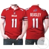 Buffalo Bills Cole Beasley #11 Great Player Nfl American Football Red Color Rush Jersey Style Gift For Bills Fans All Over Print Polo Shirt