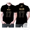 Buffalo Bills Josh Allen #17 Great Player Nfl Black Golden Edition Vapor Limited Jersey Style Gift For Bills Fans All Over Print Polo Shirt