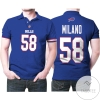 Buffalo Bills Matt Milano #58 Nfl Legend Player American Football Game Royal 3d Designed Allover Gift For Bills Fans All Over Print Polo Shirt