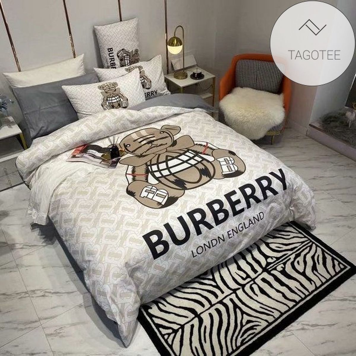 Burberry London Luxury Brand Type 02 Bedding Sets Duvet Cover Bedroom Sets 2022