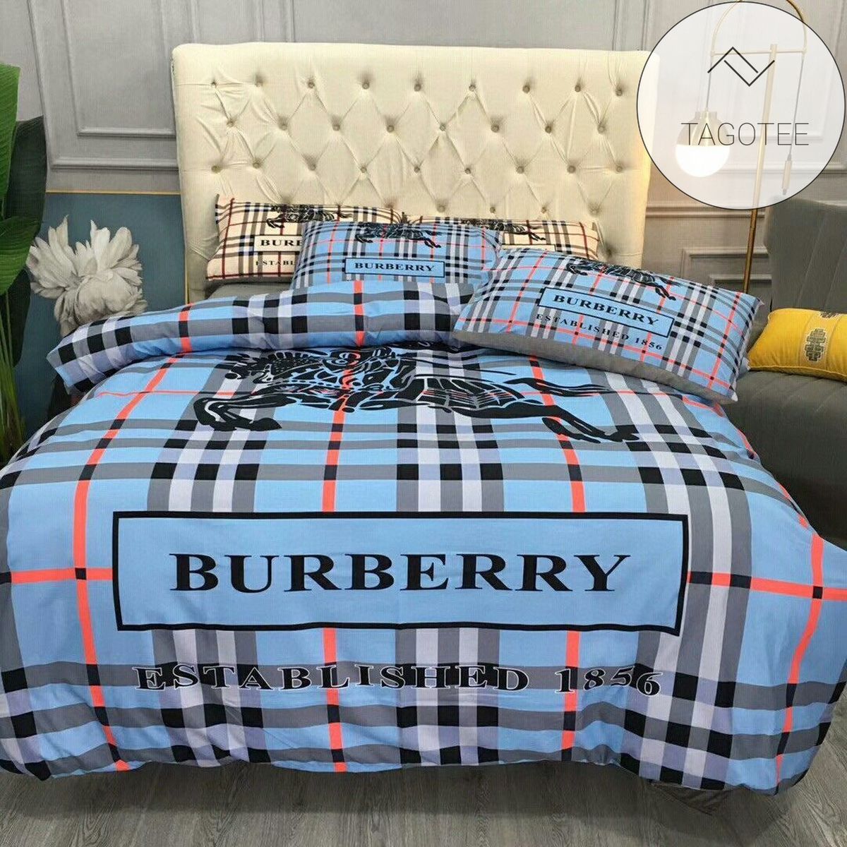 Burberry London Luxury Brand Type 40 Bedding Sets Duvet Cover Bedroom Sets 2022