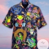 Buy Galaxy Hippie Frog Unisex Hawaiian Aloha Shirts