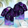 Buy Hawaiian Galaxy Purple Light Tiger Shirts H