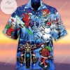 Buy Merry Chrismas With Skull Unisex Authentic Hawaiian Shirt 2022