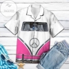 Buy Pink Hippie Bus Authentic Hawaiian Shirt 2022