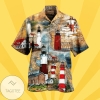 Buy The Past Is A Lighthouse Not A Port Unisex 2022 Authentic Hawaiian Shirts H