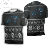 Carolina Panthers Ugly Sweatshirt Christmas 3d All Over Print T-shirt