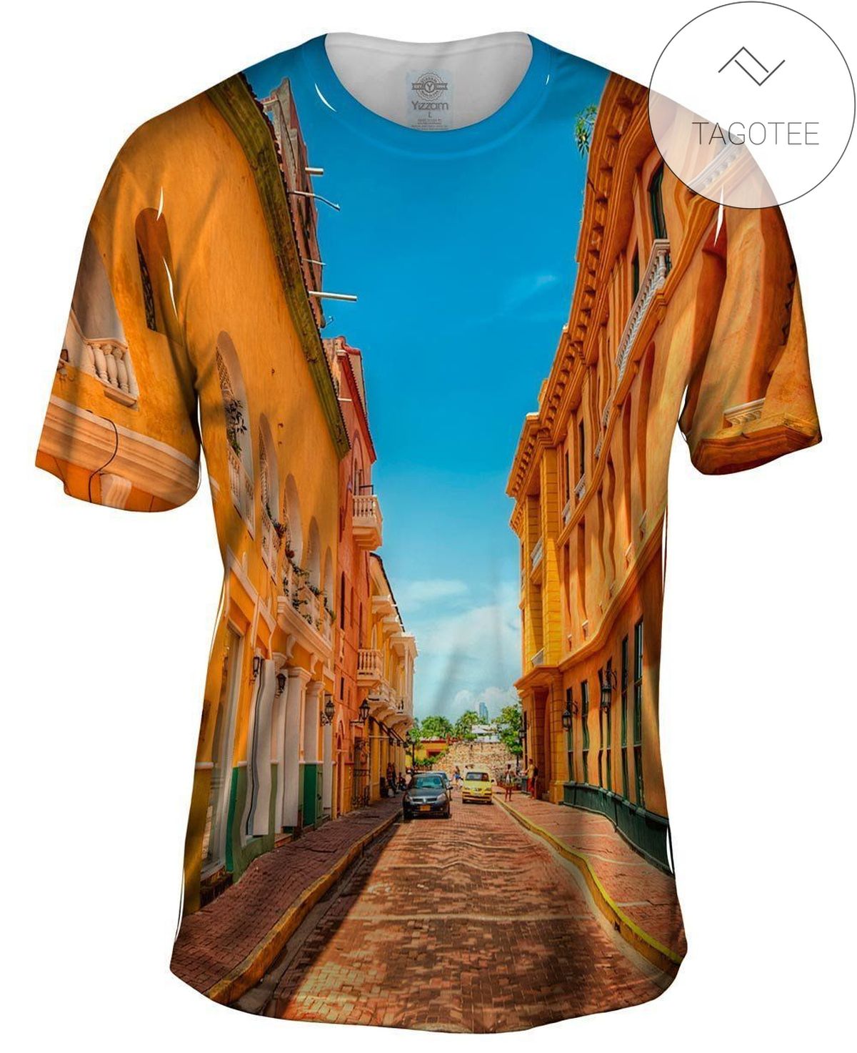 Cartagena Colombia Mens All Over Print T-shirt