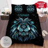 Carve Painting Lion Bed Sheets Spread Comforter Duvet Cover Bedding Sets 2022