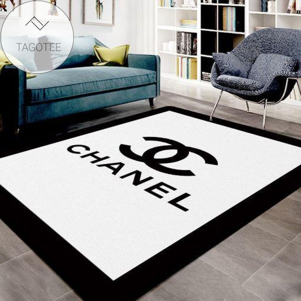 Chanel 35 Area Rug Carpet Living Room And Bedroom Rug Carpet Rug