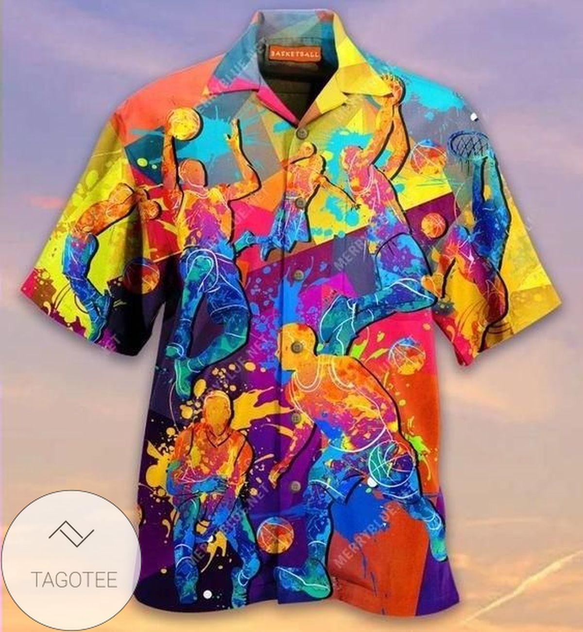 Check Out This Awesome 2022 Authentic Hawaiian Shirts Colorful Basketball