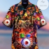 Check Out This Awesome Awesome Hot Fire Drum Unisex 2022 Authentic Hawaiian Aloha Shirts